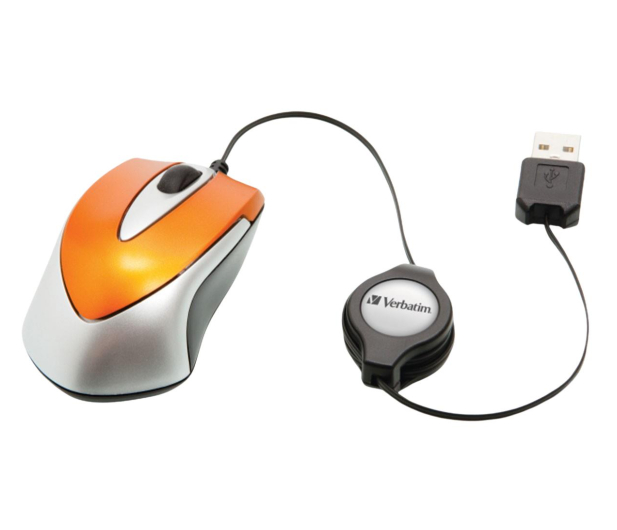 VERBATIM Travel pomarańczowa USB 49023 - 1193950 - zdjęcie